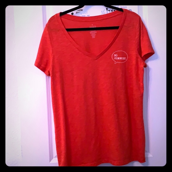 torrid Tops - Red “no comment” T-shirt torrid Tops - Red “no comment” T-shirt